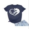 3X-Large Navy Blue Mens Horse Girl Loves Horses Gift Idea T-Shirt view 1