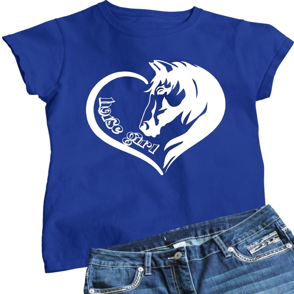 XX-Large Royal Women Horse Girl Loves Horses Gift Idea T-Shirt