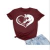 XX-Large Maroon Mens Horse Girl Loves Horses Gift Idea T-Shirt view 1