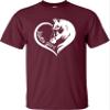 XX-Large Maroon Mens Horse Girl Loves Horses Gift Idea T-Shirt view 3