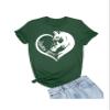 5X-Large Forest Green Mens Horse Girl Loves Horses Gift Idea T-Shirt view 1