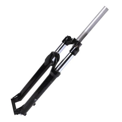 26inch Mechanical Front Fork Shoulder Control Black White Travel 100mm Aluminum Alloy Mountain Fork (Color : Black, Size : 29inch)
