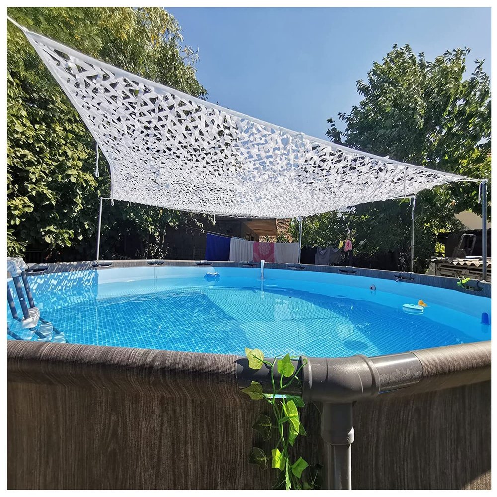 12m 23m Camo Netting Woodland, Shade Net, Military Reinforced Camouflage Netting, Hunting Camouflage Net, Camping, Hide, Photography, Party Decoration, Sunscreen Net, Car Covers ( Size : 1m x 2m )