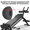 Foam Foot Pads Rollers Two Pair for Home Gym Exercise Machines Equipments Replacements with 1 Inch(2.5cm) Rod (Foam 8.66" X 3.15" Od X 0.87" Id) view 2