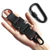 aYrap military stainless steel tactical keychains for men, quick release keychain key clip for belt EDC Gear accessories with HK Clip Heavy Duty Carabiner Include Black