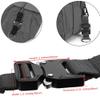 aYrap military stainless steel tactical keychains for men, quick release keychain key clip for belt EDC Gear accessories with HK Clip Heavy Duty Carabiner Include Black view 3