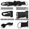 aYrap military stainless steel tactical keychains for men, quick release keychain key clip for belt EDC Gear accessories with HK Clip Heavy Duty Carabiner Include Black view 4