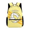SunFancyCustom Yellow Volleyball Backpack Personalized Waterproof Casual Daypack Gift for Holiday Birthday view 1