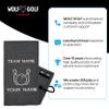 Wolf Golf Towels Personalized Bowling Towel - Bowling Ball Towel - Bowling Accessories for Men - Bowling Accessories for Women - Bowling Gift, Gray - Personal + Team view 4
