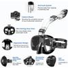 Snorkel Mask Foldable Diving Mask Set with Dry Top System and Camera Mount Anti-Fog Snorkeling Gear L and Green view 3