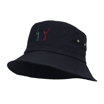 WITHMOONS Golf Pop Art Fishing Hunting Summer Bucket Cap Packable Travel Hat ACB1501 (Black)
