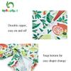 upandfast Baby/Toddler Girls Sunsuit Swimsuit with Snap Bottom UPF 50+ Infant One Piece Rashguard Swimwear (Cute Lemon, 12-18 Months) view 3