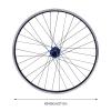 Mountain Bike Wheelset 27.5 Inch, Aluminum Alloy Dual Six-Hole Disc Brakes MTB Wheelset Quick Release Front and Rear Bike Wheels Bicycle Wheels Fit Cassette Bicycle Wheelset (Blue Hub) view 3