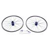 Mountain Bike Wheelset 27.5 Inch, Aluminum Alloy Dual Six-Hole Disc Brakes MTB Wheelset Quick Release Front and Rear Bike Wheels Bicycle Wheels Fit Cassette Bicycle Wheelset (Blue Hub) view 4
