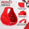 Jerify 2 Pcs Wrestling Headgear for Kids Youth Soft Grappling Headgear Wrestling Adjustable Ear Guard Protective(Red) view 3