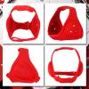 Jerify 2 Pcs Wrestling Headgear for Kids Youth Soft Grappling Headgear Wrestling Adjustable Ear Guard Protective(Red) view 4