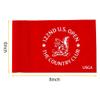 2but Standard Golf Flag USGA Golf Pin Flag Practic Putting Green Golf Flag For Backyard Garden Double-Sewn 600D Nylon Miniature Pin Flag Regulation Tube Flag 8"L x 6"H Red view 2
