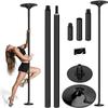 Multicolour 45mm Professional Steel Dancing Pole with Adjustable Height Rotating Fixed Dual Use Portable Removable Dance Pole Kit Bar Training Dance X-Pole for Exercise Club Party Pub Home, view 1