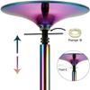 Multicolour 45mm Professional Steel Dancing Pole with Adjustable Height Rotating Fixed Dual Use Portable Removable Dance Pole Kit Bar Training Dance X-Pole for Exercise Club Party Pub Home, view 2