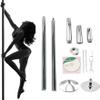 45mm Spinning Static Pole Dancing Pole - Portable Fitness Exercise Stripper Professional Pole Dancing Kit view 2