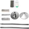 45mm Spinning Static Pole Dancing Pole - Portable Fitness Exercise Stripper Professional Pole Dancing Kit view 3