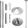 45mm Spinning Static Pole Dancing Pole - Portable Fitness Exercise Stripper Professional Pole Dancing Kit view 4