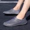 Zonkacen Male Anti Slip Fashion Closed Toe Comfortable Solid Beach Sandals for Spring Autumn Athletic Walking School Travel Hiking Trekking Aqua Sport Family Gray 9.5 Men view 4