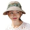 Women Sun Hat Wide Brim UV Protection Cap with Face Neck Flap Cover Beach Visor Hat Foldable Hiking Cap with Detachable Flap Khaki view 1