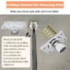 Home Dance Pole with Fixed Plange Plate, Spinning Static Dancing Pole for Heavy Duty Plus Size Women, Ceiling Mount Stripper Pole, More Safety and Stability (Size : 224CM-274CM/7.3ft-9ft) view 2