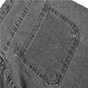 JEsilunmaMY Women's Mid Waist Button Flared Jeans Retro Slim Fit Skinny Bell Bottom Denim Pants Distressed Washed Flare Jeans (Black,X-Large) view 4