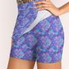 Women's Tennis Skirt Galaxy Mermaid Golf Skorts Skirts with Shorts Pockets Workout Sports view 3