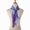 100 Percent Silk Head Scarf Lightweight Women Fashion Mulberry Silk Scarf Hair Wrapping Night Square Large 35 (Style-43) view 2