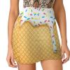 Ice Cream Cone Women's Tennis Skirt Golf Skorts Skirts Athletic Skirts with Shorts Pockets view 1