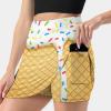 Ice Cream Cone Women's Tennis Skirt Golf Skorts Skirts Athletic Skirts with Shorts Pockets view 2