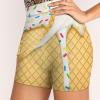 Ice Cream Cone Women's Tennis Skirt Golf Skorts Skirts Athletic Skirts with Shorts Pockets view 3