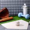 Wettarn Home Plate Baseball Softball Rubber Portable Throw Down Home Plate for Gym Teachers, Skill Camp Instructors, Backyard Batting or Pitching Practice Training (12 Pcs, White) view 4