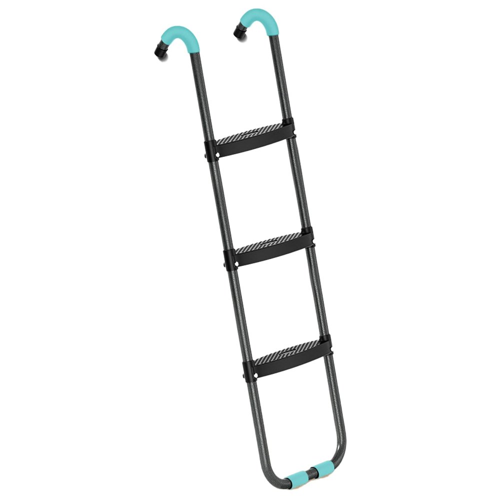 UVCMDUI 2 3 Step Trampoline Ladder, Trampoline Steps with Horizontal Wide Steps, Skid-Proof Steps Universal Hook, Heavy Duty Trampoline Ladder Suitable for 6 8 10 12 13 14 15 ft Trampolines,3 step
