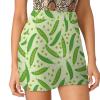DENFY Green Peas Women's Tennis Skirt Golf Skorts Skirts Athletic Skirts with Shorts Pockets view 1