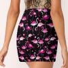 DENFY Pink Flamingos Women's Tennis Skirt Golf Skorts Skirts Athletic Skirts with Shorts Pockets view 4