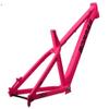 HIMALO 26er 27.5er Bike Frame 17'' Hardtail Mountain Bike Frame DH/XC/AM Aluminum Alloy Rigid Frame Disc Brake QR 135mm (Color : Pink, Size : 26x17'') view 1