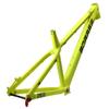 HIMALO 26er 27.5er Bike Frame 17'' Hardtail Mountain Bike Frame DH/XC/AM Aluminum Alloy Rigid Frame Disc Brake QR 135mm (Color : Yellow, Size : 27.5 * 17'') view 1