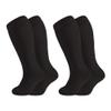 UTTPLL Soccer-Toddler-Cotton-Uniform-Sports Socks Youth Baseball Softball Knee High School Tube Socks Girls Boys Kid Stockings Z 2 Pack Black 12-36 Months view 3