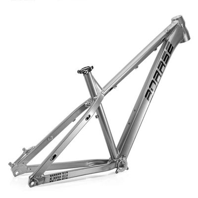 HIMALO 26er 27.5er Bike Frame 17'' Hardtail Mountain Bike Frame DH/XC/AM Aluminum Alloy Rigid Frame Disc Brake QR 135mm (Color : Titanium, Size : 27.5 * 17'')