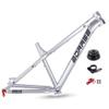 26er 27.5er Mountain Bike Frame Hardtail DH/XC/AM MTB Frame 17'' Disc Brake Aluminum Alloy Frame QR 135mm(Silver,27.5 * 17'') view 1