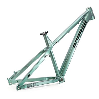 HIMALO 26er 27.5er Bike Frame 17'' Hardtail Mountain Bike Frame DH/XC/AM Aluminum Alloy Rigid Frame Disc Brake QR 135mm (Color : Cyan, Size : 26x17'')