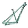 HIMALO 26er 27.5er Bike Frame 17'' Hardtail Mountain Bike Frame DH/XC/AM Aluminum Alloy Rigid Frame Disc Brake QR 135mm (Color : Cyan, Size : 26x17'') view 1