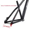 HIMALO 26er 27.5er Bike Frame 17'' Hardtail Mountain Bike Frame DH/XC/AM Aluminum Alloy Rigid Frame Disc Brake QR 135mm (Color : Cyan, Size : 26x17'') view 4