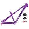 26er 27.5er Mountain Bike Frame Hardtail DH/XC/AM MTB Frame 17'' Disc Brake Aluminum Alloy Frame QR 135mm(Purple,27.5 * 17'') view 1