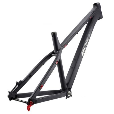 HIMALO 26er 27.5er Bike Frame 17'' Hardtail Mountain Bike Frame DH/XC/AM Aluminum Alloy Rigid Frame Disc Brake QR 135mm (Color : Black, Size : 27.5 * 17'')