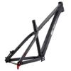 HIMALO 26er 27.5er Bike Frame 17'' Hardtail Mountain Bike Frame DH/XC/AM Aluminum Alloy Rigid Frame Disc Brake QR 135mm (Color : Black, Size : 27.5 * 17'') view 1